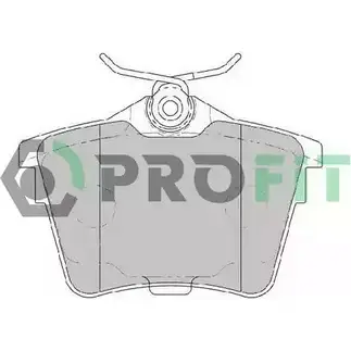 Тормозные колодки дисковые, комплект PROFIT 5000-1727 PT7 YZ7 3846684