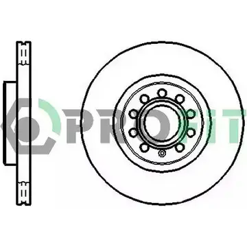 Тормозной диск PROFIT 5010-1305 DC EUP3J 3847146 изображение 0