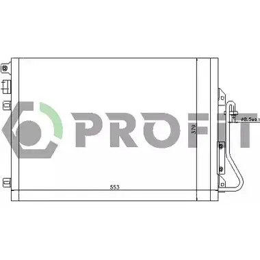 Радиатор кондиционера PROFIT PR 1914C1 CHQ MN 3847390 изображение 0