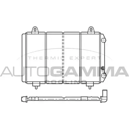 Радиатор охлаждения двигателя AUTOGAMMA KNTS RF TFEAL5 100176 3847770