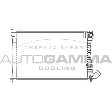 Радиатор охлаждения двигателя AUTOGAMMA JCOPKN 3847798 RYPJ I 100205 изображение 0
