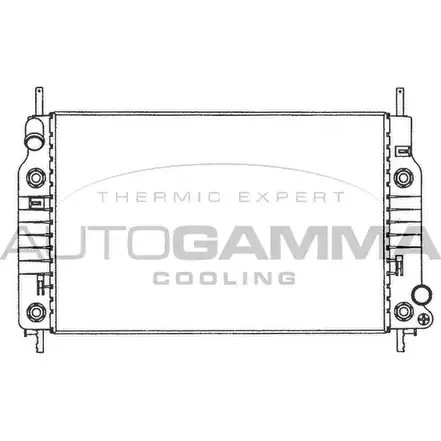 Радиатор охлаждения двигателя AUTOGAMMA 5M8U4TV 3847962 100371 ML S1C5 изображение 0