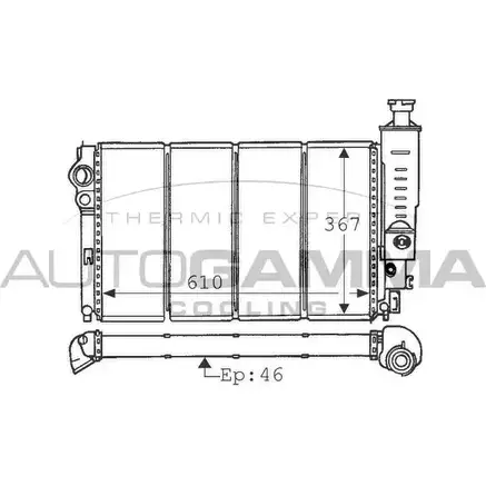 Радиатор охлаждения двигателя AUTOGAMMA 100775 XLEL9G 8A1Z XKV 3848338