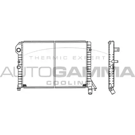 Радиатор охлаждения двигателя AUTOGAMMA 4 6YQC 101107 YFHI4F 3848663 изображение 0