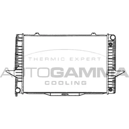Радиатор охлаждения двигателя AUTOGAMMA LK1MU MM 101292 3848817 EQA9MU