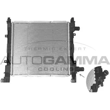 Радиатор охлаждения двигателя AUTOGAMMA KU GXBN0 101332 3848850 7GCDNBZ изображение 0
