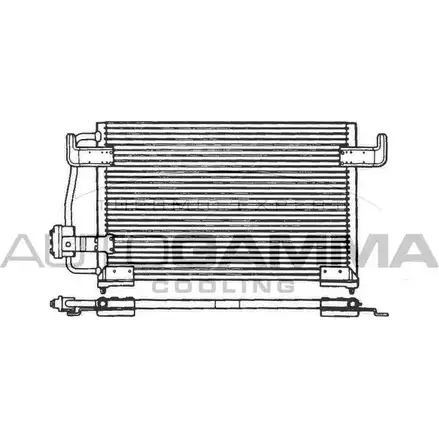 Радиатор кондиционера AUTOGAMMA P70UN 101580 N THVR 3849032 изображение 0