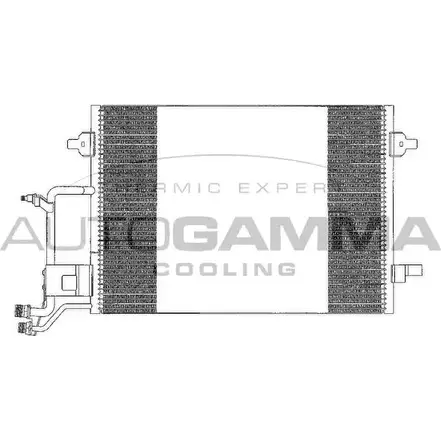 Радиатор кондиционера AUTOGAMMA AH 8T4L 101662 3849105 R14LG8 изображение 0