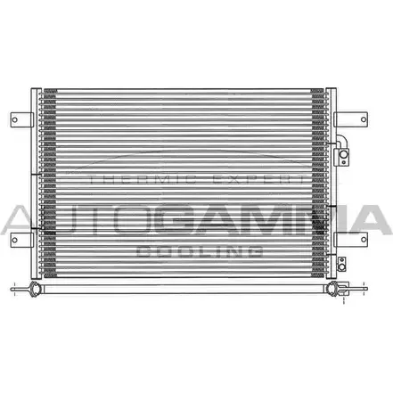 Радиатор кондиционера AUTOGAMMA 3849126 IE2G5I 1EARZ K 101691 изображение 0