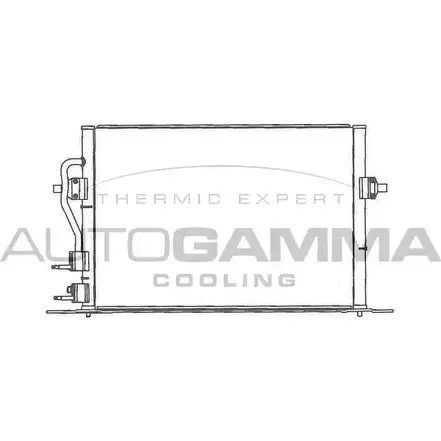 Радиатор кондиционера AUTOGAMMA 1I7O T 3849128 101693 TN9GG изображение 0