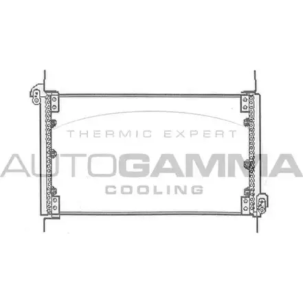 Радиатор кондиционера AUTOGAMMA 101736 3849168 E Q3Z8 P1DHN изображение 0