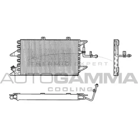 Радиатор кондиционера AUTOGAMMA 101742 W3XST 33CBIA W 3849174