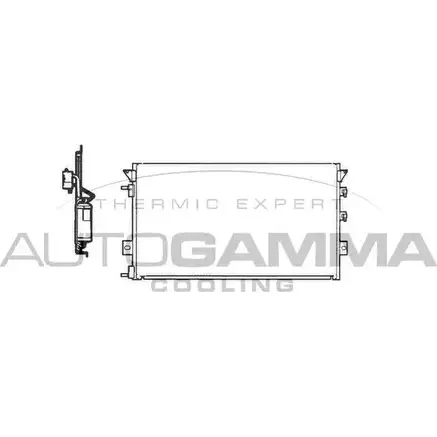 Радиатор кондиционера AUTOGAMMA QFH6H C6ZE HI 3849175 101743