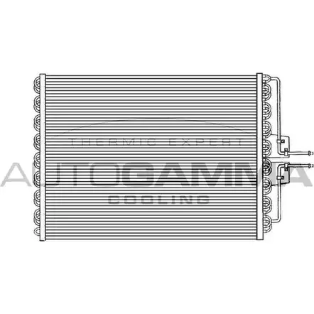 Радиатор кондиционера AUTOGAMMA 4 TVMU9K 101805 3849231 D7GGF55 изображение 0