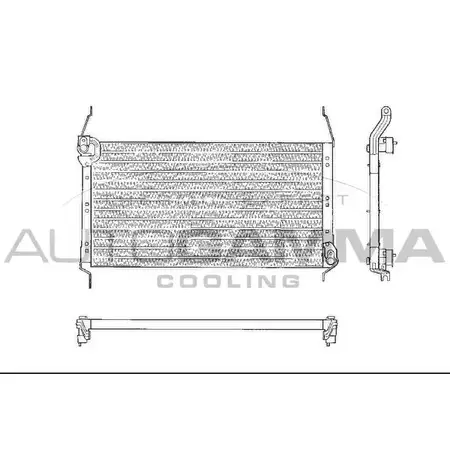 Радиатор кондиционера AUTOGAMMA 101819 3849243 51 1B313 V1N2QG