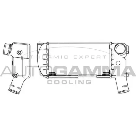 Интеркулер AUTOGAMMA T271U G XZHMD8 101860 3849280