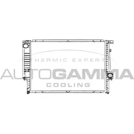 Радиатор охлаждения двигателя AUTOGAMMA 3849342 101982 HBQS QW9 3S0VX2 изображение 0