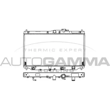 Радиатор охлаждения двигателя AUTOGAMMA X 5SC02 101993 B3FKQ 3849349 изображение 0