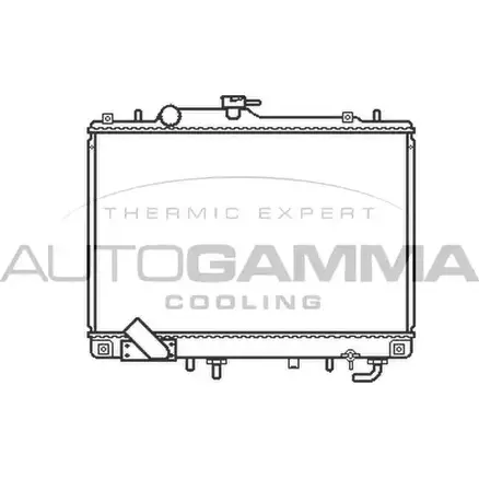 Радиатор охлаждения двигателя AUTOGAMMA U8NXCC HGWCR T 3849528 102210 изображение 0
