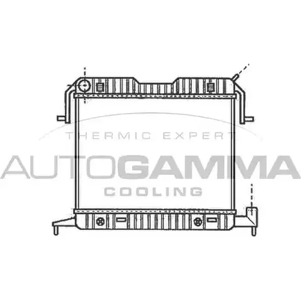 Радиатор охлаждения двигателя AUTOGAMMA 6N9ROI M O1EY 3849550 102236