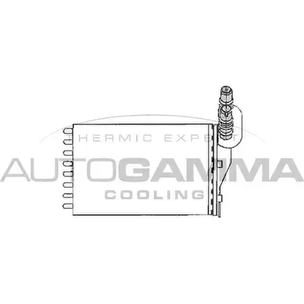 Радиатор печки, теплообменник AUTOGAMMA IKQD Q 102416 3849710 GYYB04E изображение 0