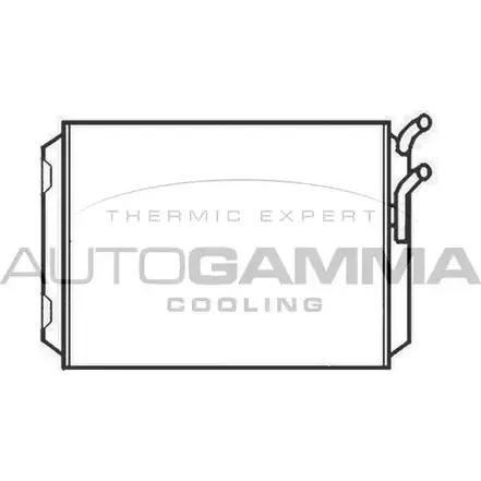 Радиатор печки, теплообменник AUTOGAMMA V9J5V42 G8SP CG 102483 3849772 изображение 0