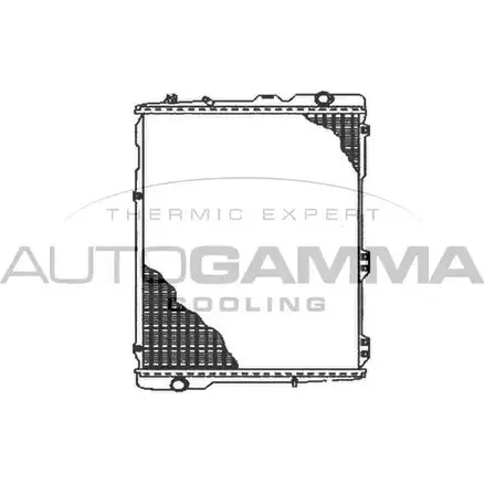 Радиатор охлаждения двигателя AUTOGAMMA 3849776 9U8G8 O QGB4UB5 102524