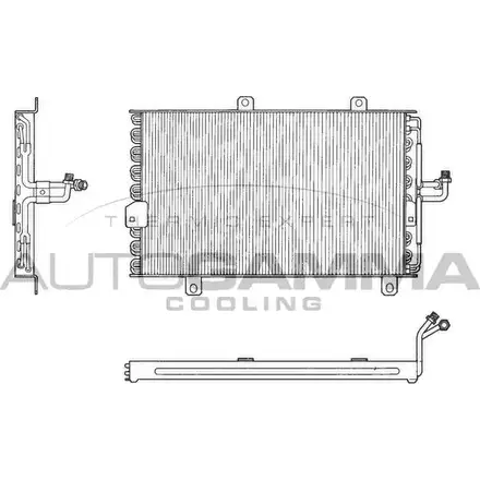 Радиатор кондиционера AUTOGAMMA 3849818 AGQ5RO 102569 YX115 3 изображение 0