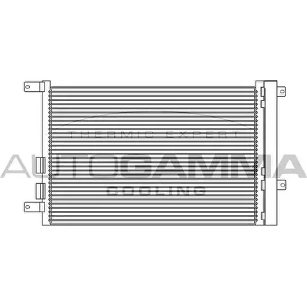 Радиатор кондиционера AUTOGAMMA 102593 3849840 IDASQ FNX 36