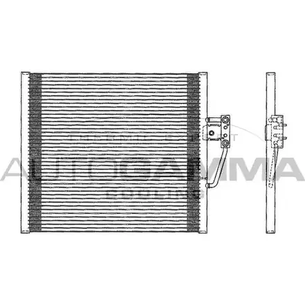 Радиатор кондиционера AUTOGAMMA 102609 18BAB K MW6RB 3849854 изображение 0