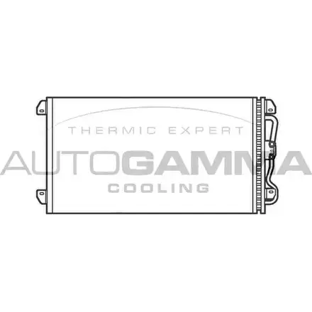 Радиатор кондиционера AUTOGAMMA 3849862 CVKBXM 102617 5ODZ U