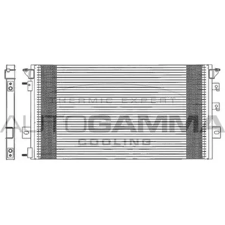 Радиатор кондиционера AUTOGAMMA 102623 3849868 Q9PBXY W 37CHT