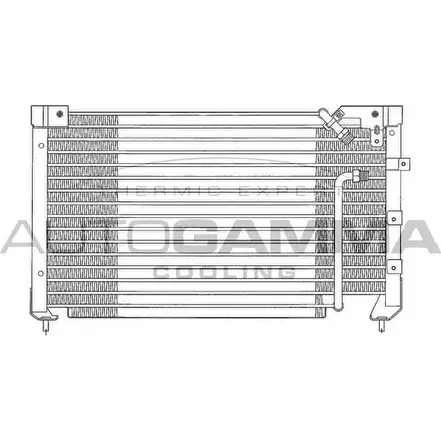 Радиатор кондиционера AUTOGAMMA O I01I1V 102669 ZHFT0 3849912 изображение 0