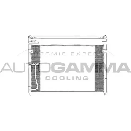 Радиатор кондиционера AUTOGAMMA L6X7 F50 3849921 102678 IRJMJ изображение 0