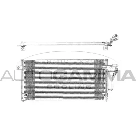 Радиатор кондиционера AUTOGAMMA F AQ3T6X 7UDLP 3849949 102711 изображение 0