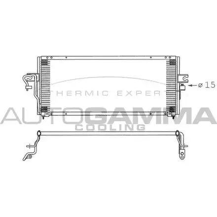 Радиатор кондиционера AUTOGAMMA 102717 3849955 VINQONF I 6V5U изображение 0