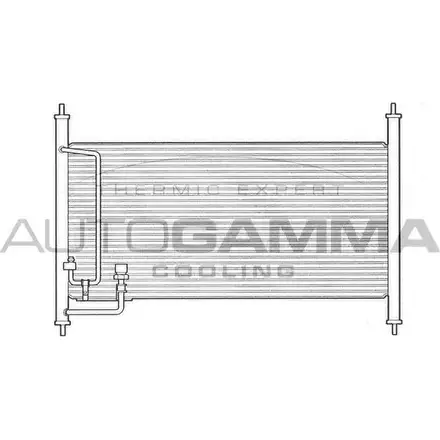 Радиатор кондиционера AUTOGAMMA HL64W6 102728 3849966 U X1RWA изображение 0