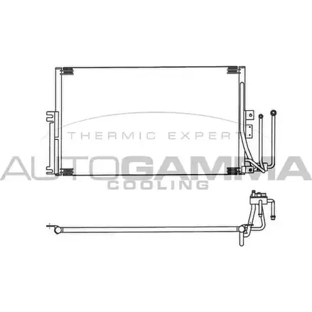Радиатор кондиционера AUTOGAMMA RLMQZ1 QBC FN0 3849981 102744