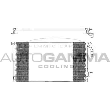 Радиатор кондиционера AUTOGAMMA 3849984 VPVXZIJ CL 0ZQU 102747 изображение 0