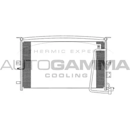 Радиатор кондиционера AUTOGAMMA 102775 ANNCM 3850012 51V4WI X