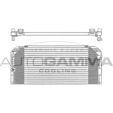 Радиатор кондиционера AUTOGAMMA 102801 OB SRY0 3850038 FT1TS5 изображение 0