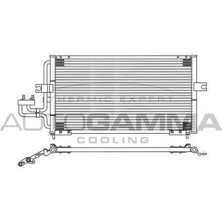 Радиатор кондиционера AUTOGAMMA MSABIO F 102886 3850114 G42YS изображение 0