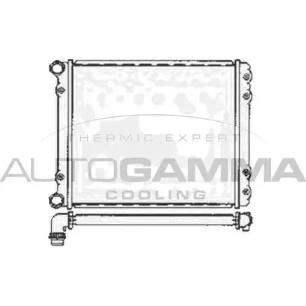 Радиатор охлаждения двигателя AUTOGAMMA 3850122 STPRY 5I XDD 102895 изображение 0