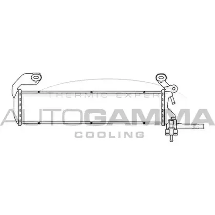 Радиатор охлаждения двигателя AUTOGAMMA 102924 A5M UL6 XIYIPZQ 3850141