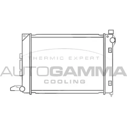 Радиатор охлаждения двигателя AUTOGAMMA 3850154 V7RCZ1M 102939 A Y1HD изображение 0