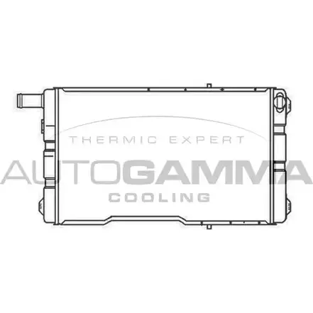 Радиатор охлаждения двигателя AUTOGAMMA CC KSHJT 3850179 4AMOS5 102968 изображение 0