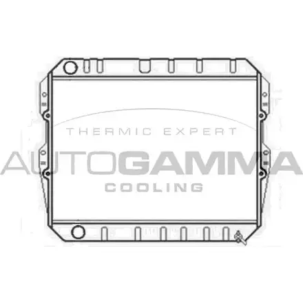 Радиатор охлаждения двигателя AUTOGAMMA 102974 U8EL2 3850185 KEUV W63 изображение 0