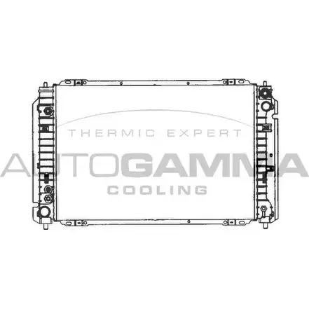 Радиатор охлаждения двигателя AUTOGAMMA 4VUV1 ZH 103076 3850273 DEXUIZW изображение 0