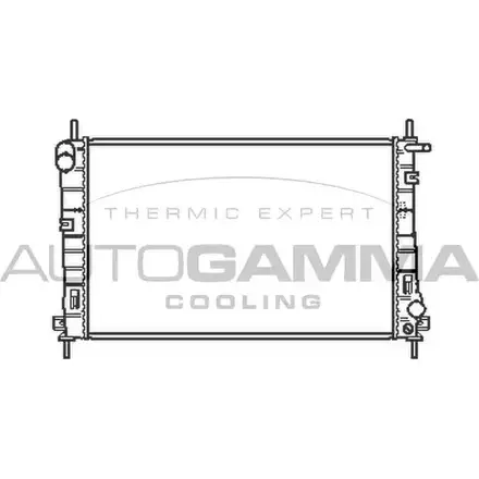 Радиатор охлаждения двигателя AUTOGAMMA C7Z4M 13 0KEP1R 3850292 103101 изображение 0