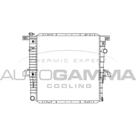 Радиатор охлаждения двигателя AUTOGAMMA G7KA 9 103159 IBHHM 3850345 изображение 0